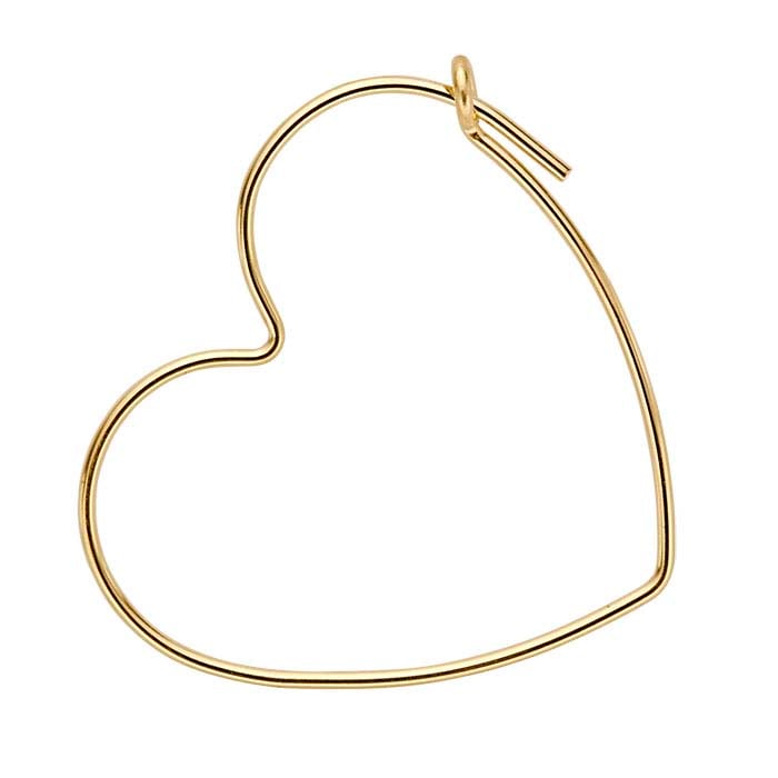 Heart Hoop Earring