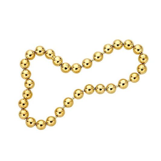14/20 Yellow Gold-Filled Bead Flexible Ring