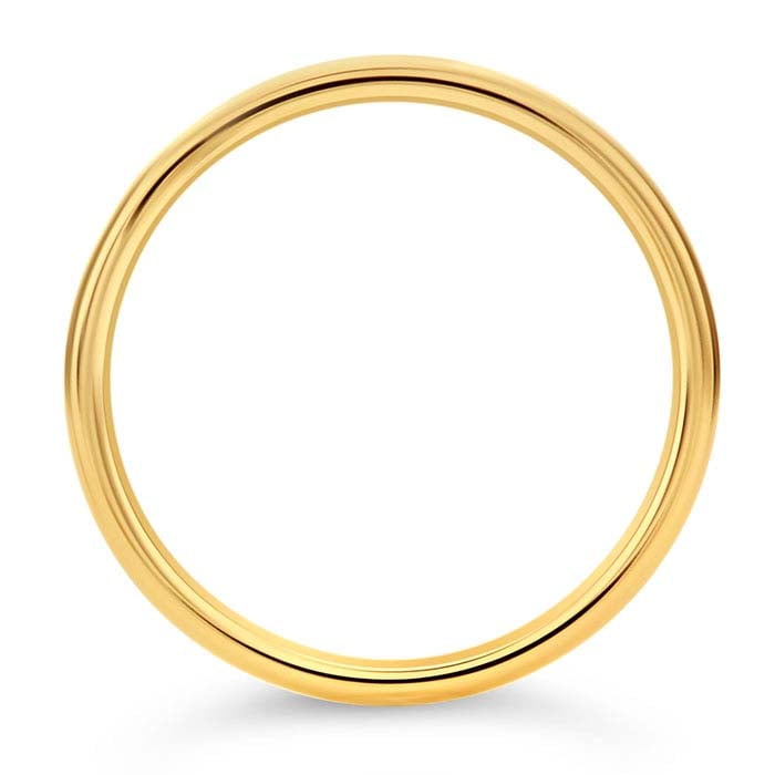 14/20 Yellow Gold-Filled Round Wire Stackable Ring