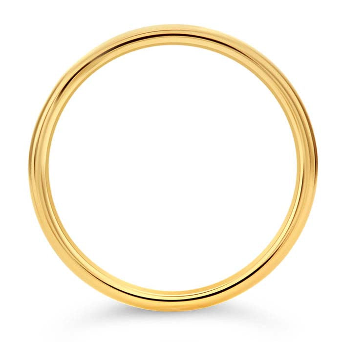 14/20 Yellow Gold-Filled Round Wire Stackable Ring