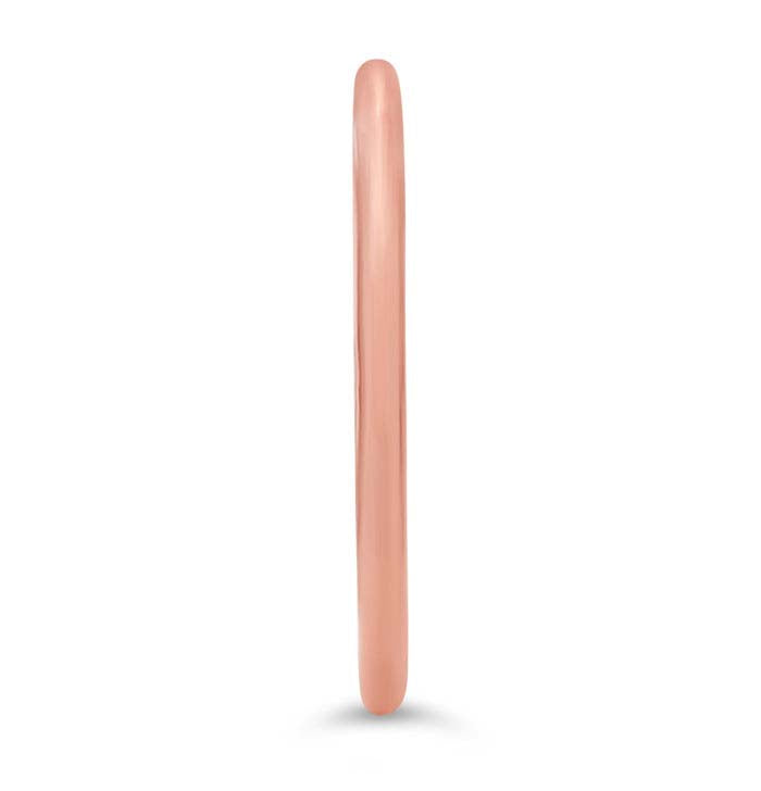 14/20 Roséguldpläterad Rund Trådstapelbar Ring