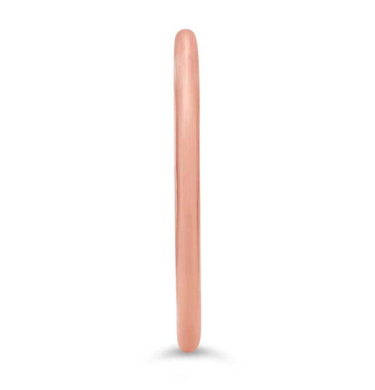 Anello impilabile in filo tondo placcato oro rosa 14/20
