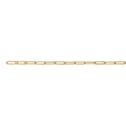 14/20 Yellow Gold-Filled 3.8mm Oval Cable Chain, By the Foot