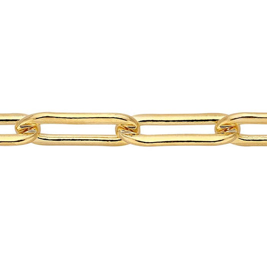 14/20 Yellow Gold-Filled 5.1mm Oval Cable Chain, By the Foot