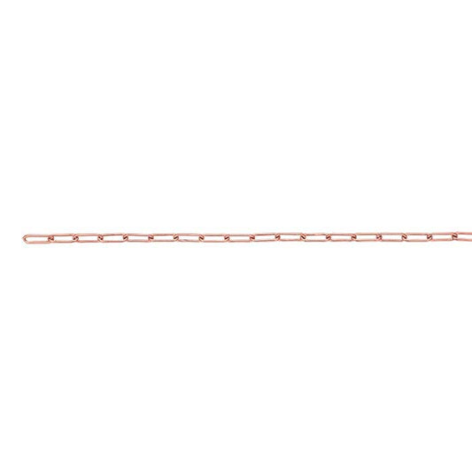 14/20 Rose Gold-Filled 3mm Oval Cable Chain, By the Foot