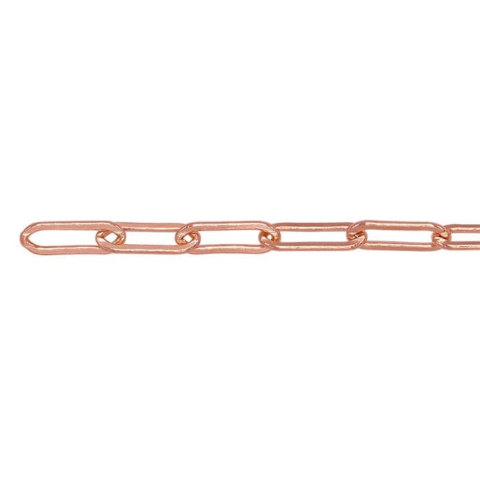 14/20 Rose Gold-Filled Flat Oval Cable Chain
