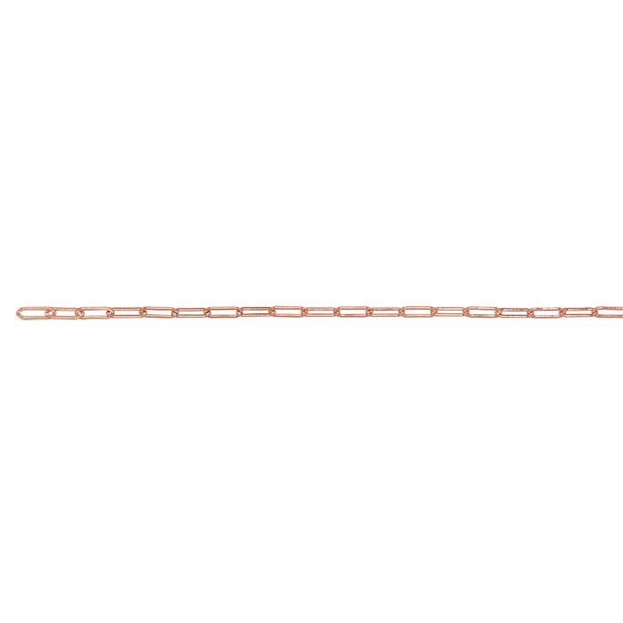 14/20 Rose Gold-Filled Flat Oval Cable Chain