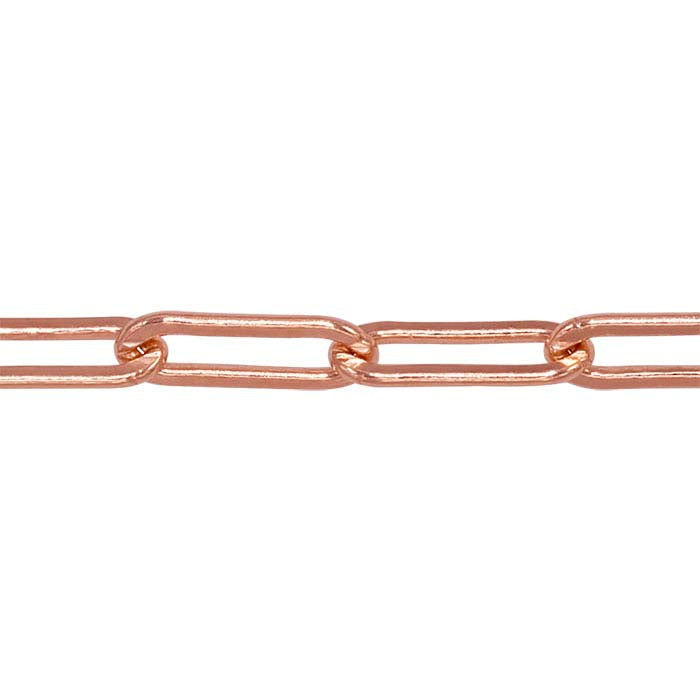 14/20 Rose Gold-Filled Flat Oval Cable Chain