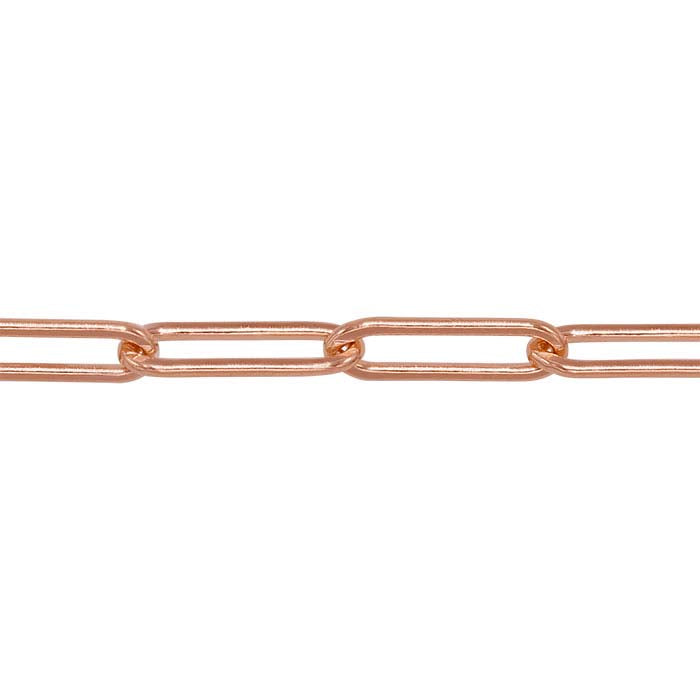 14/20 Rose Gold-Filled Flat Oval Cable Chain
