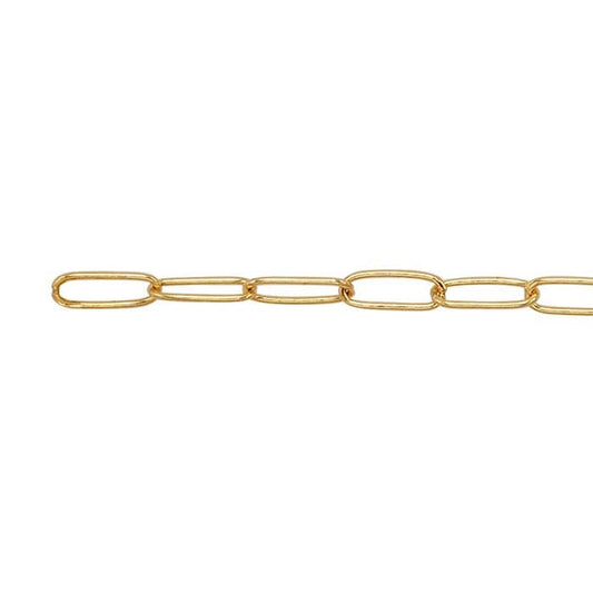 14/20 Yellow Gold-Filled 1.7mm Oval Cable Chain, By the Foot
