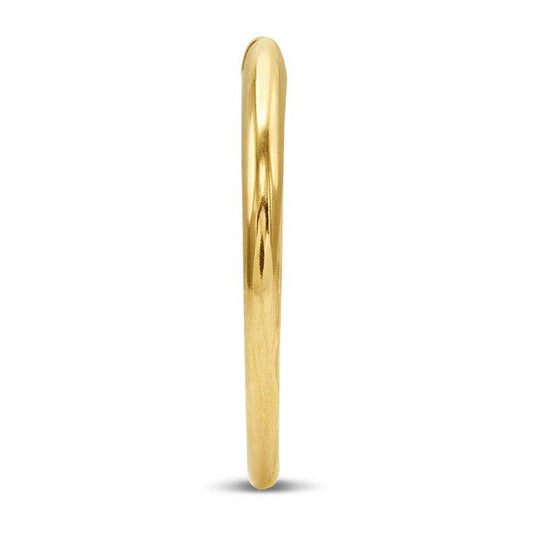 14 K Gelbgold, halbrunder Ringschaft, 4 Zinken