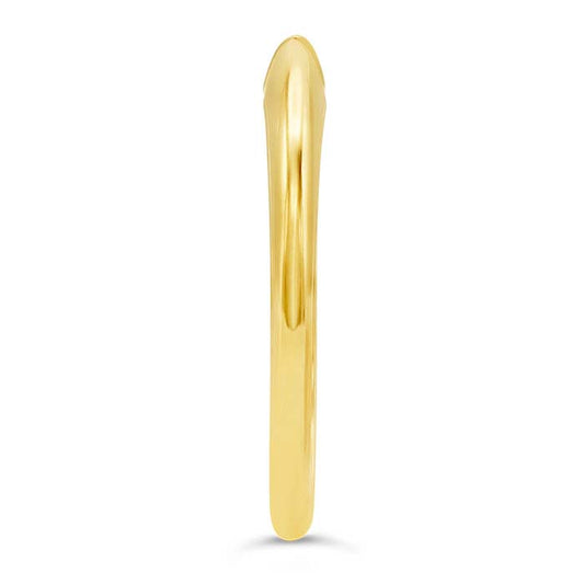 14 K Gelbgold, halbrunder Ringschaft, 6 Zinken