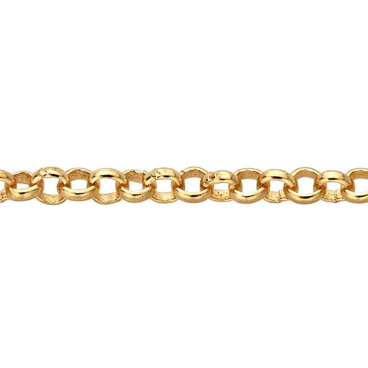 14/20 Gelbgold gefüllte 1,85 mm runde Rolo-Kette