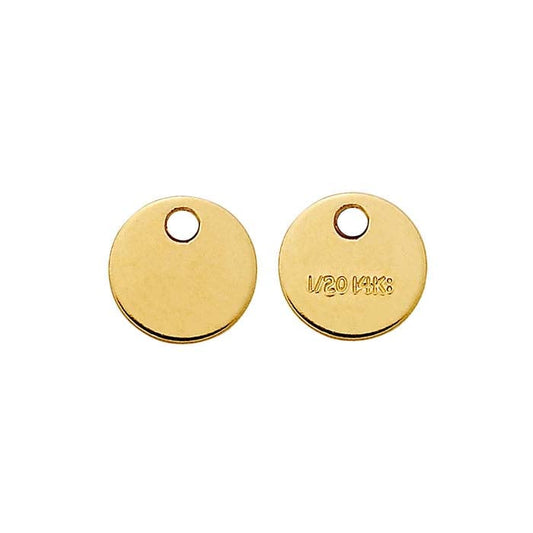 14/20 Geel Goud Gevuld 3,5mm Rond "14/20 14K" Label, 26 Ga.