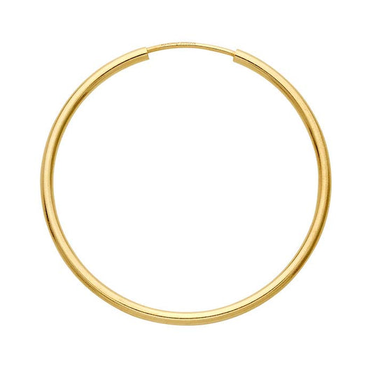 14/20 Yellow Gold-Filled 1.5 x 30mm Endless Hoop Earring