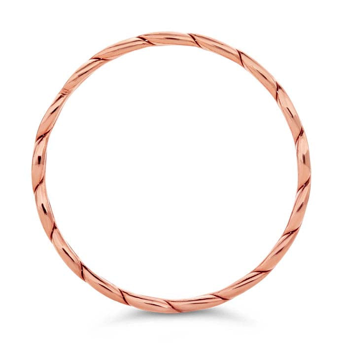 14/20 Rose Gold-Filled Woven Ring