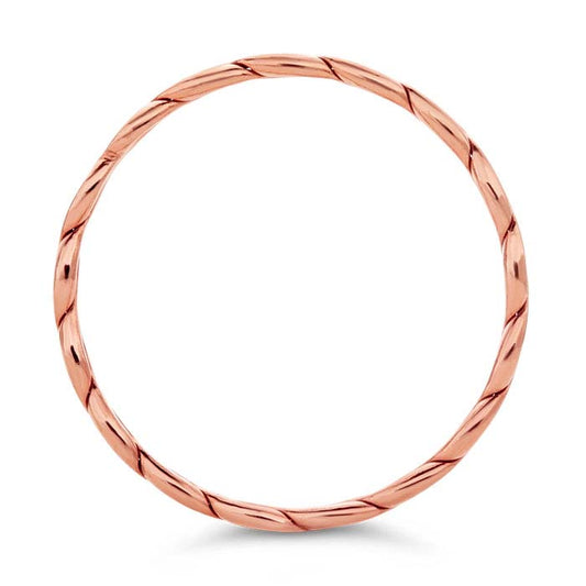 14/20 Rose Gold-Filled Woven Ring