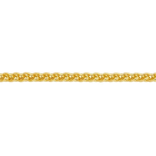 14/20 Yellow Gold-Filled Round Wheat Chain