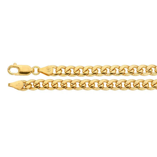 14/20 Gelbgold gefüllte 5,5 mm Panzerkette