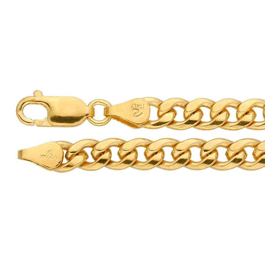 14/20 Gelbgold gefüllte 5,5 mm Panzerkette