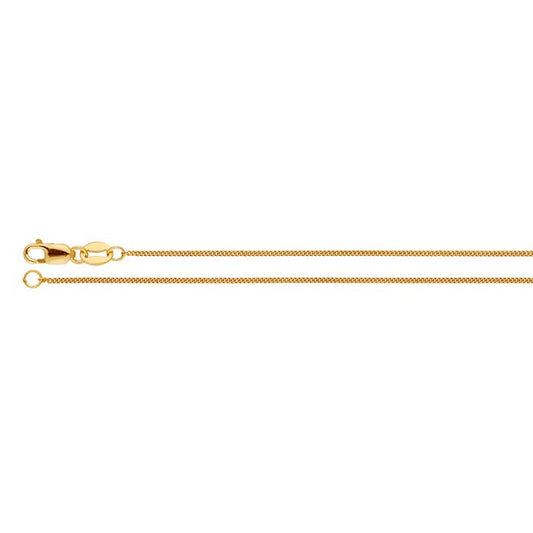 14/20 Gelbgold gefüllte 0,9 mm Panzerkette