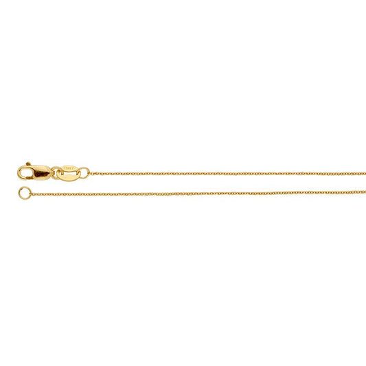 14/20 Yellow Gold-Filled Round Cable Chain