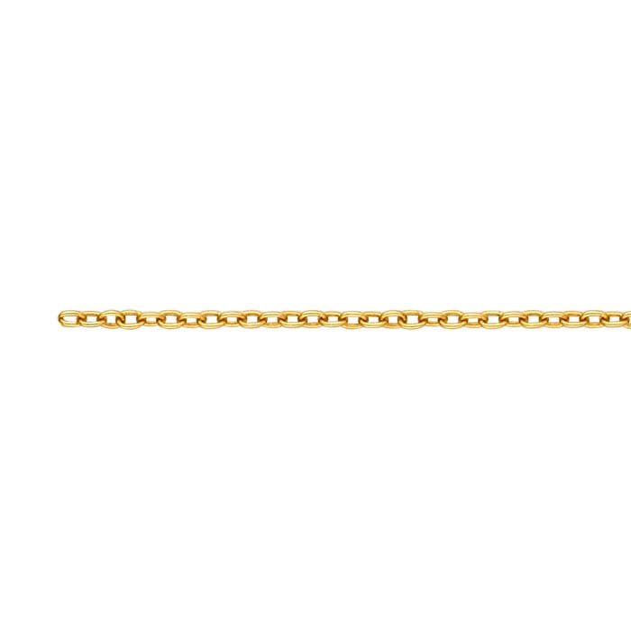 14/20 Yellow Gold-Filled 0.9mm Lightweight Oval Cable Chain, By the Foot