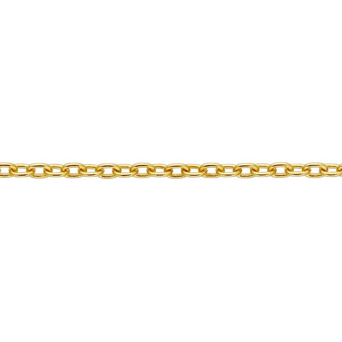 14/20 Yellow Gold-Filled 0.9mm Lightweight Oval Cable Chain, By the Foot