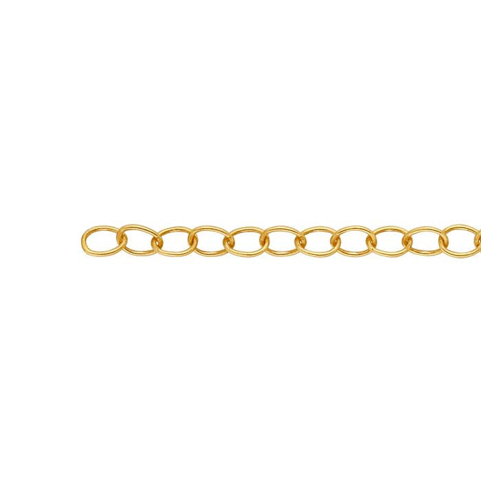 14/20 Yellow Gold-Filled Oval Cable Chain