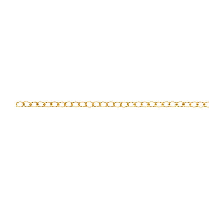 14/20 Yellow Gold-Filled Oval Cable Chain