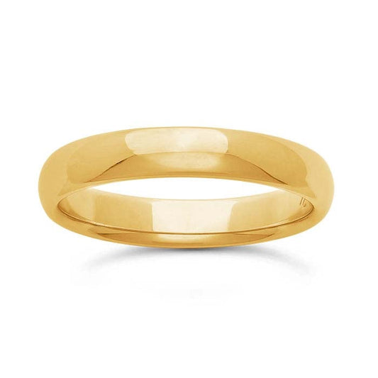 Nordt 14K Yellow Gold Comfort Fit Featherweight Wedding Band