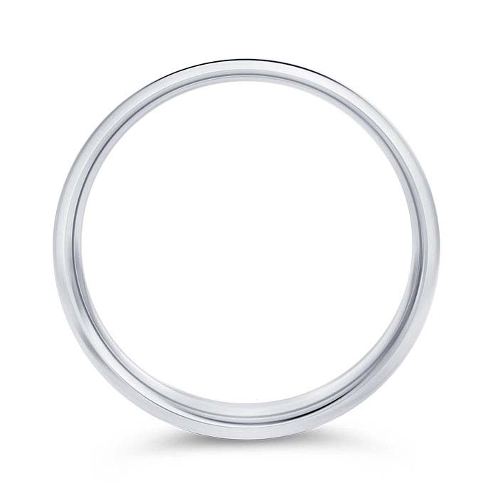 Nordt Platinum Flat Comfort Fit Lightweight Wedding Band