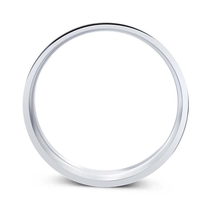 Nordt Platinum Flat Comfort Fit Lightweight Wedding Band