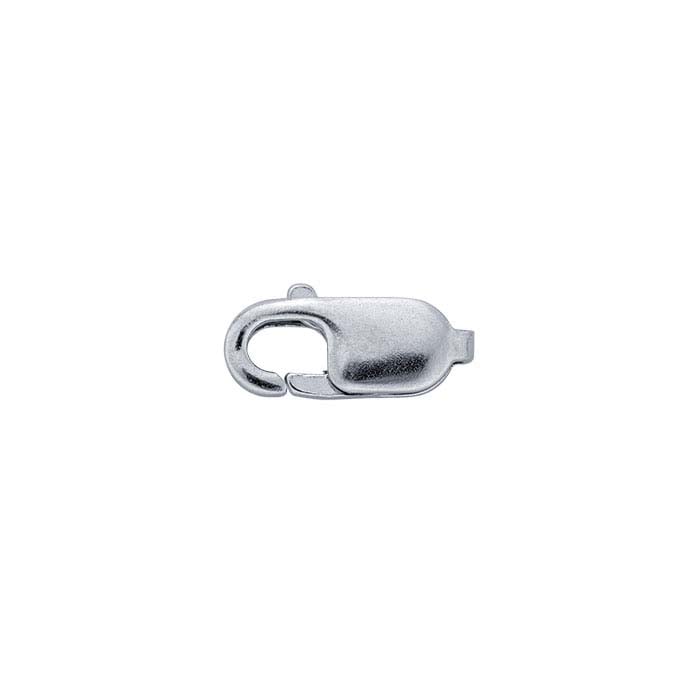 Chiusura a moschettone in platino 8,4 x 3,3 mm