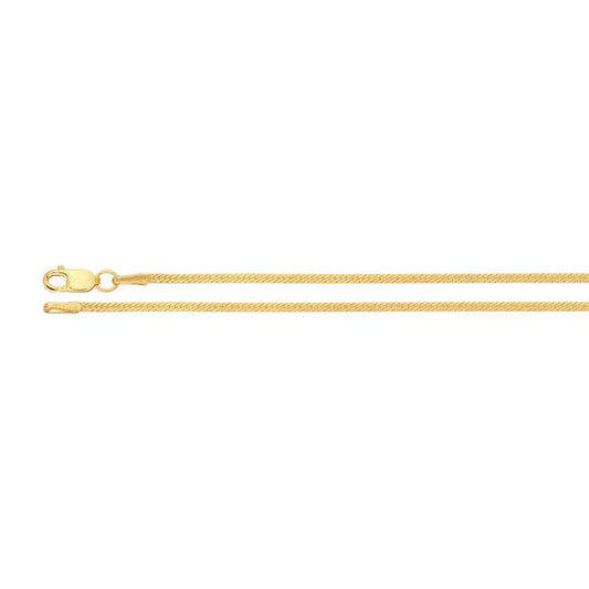 14/20 Yellow Gold-Filled 1.3mm Herringbone Chain