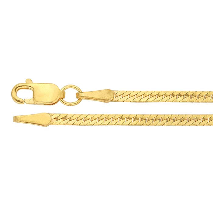 14/20 Gelbgold gefüllte 1,65 mm Fischgrätenkette