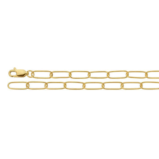 14/20 Yellow Gold-Filled 4.4mm Oval Cable Chain