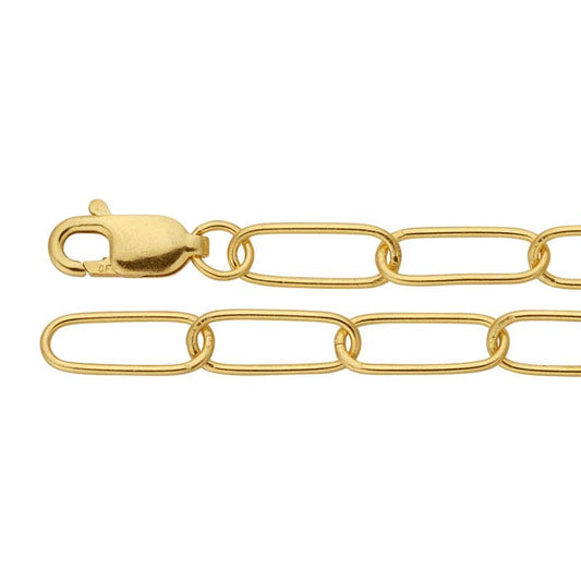 14/20 Yellow Gold-Filled 4.4mm Oval Cable Chain