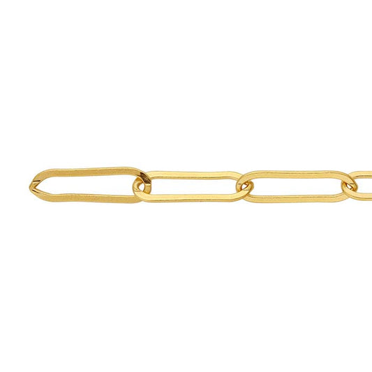 14/20 Yellow Gold-Filled 5.3mm Oval Cable Chain, By the Foot