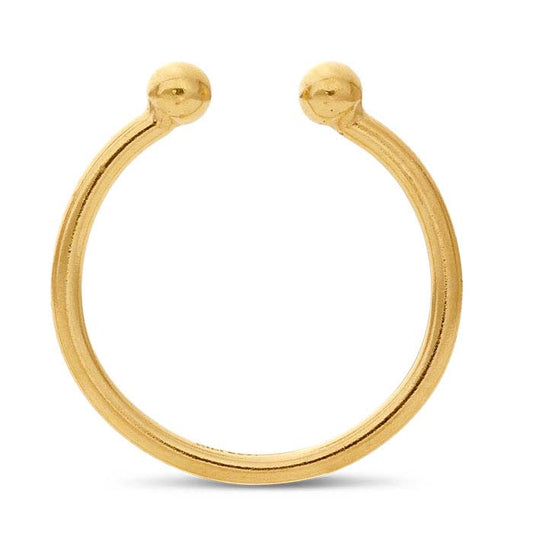 14/20 Yellow Gold-Filled Open Bead Ring