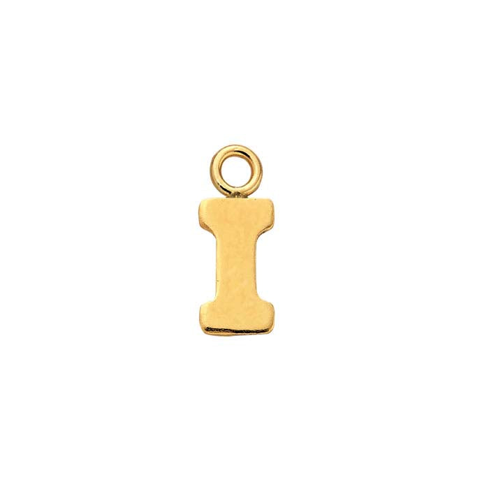 14/20 Yellow Gold-Filled Block Alphabet Charm