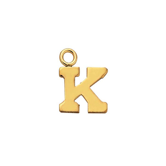 14/20 Yellow Gold-Filled Block Alphabet Charm