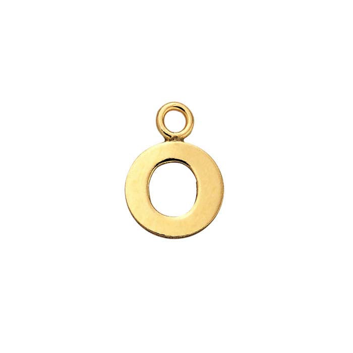 14/20 Yellow Gold-Filled Block Alphabet Charm