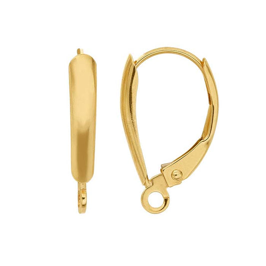 Lever-Back Ear Wire with Open Ring