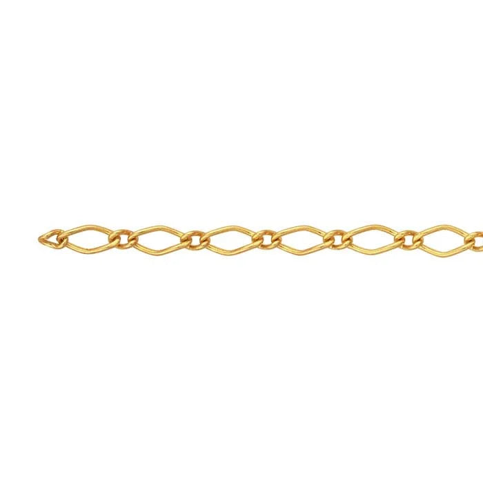 14K Yellow Gold Marquise Long & Short Chain