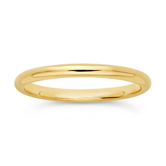 14/20 Yellow Gold-Filled Round Wire Stackable Ring