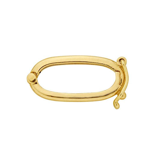 Chiusura Riduttrice Ovale 15,8 x 8,27 mm in Oro Giallo 14K