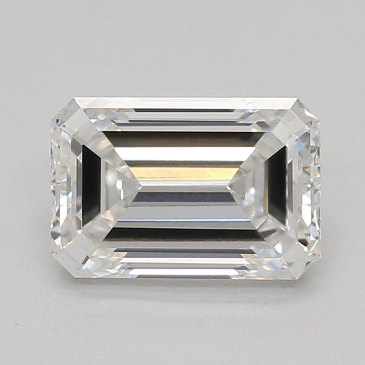 Diamante sintetico 1,05ct, Smeraldo, E, VVS2
