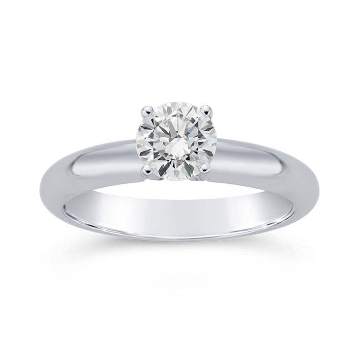 14K White Gold 3/4-Ct. Lab-Grown Diamond-Set Ring