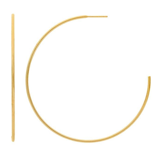 14/20 Yellow Gold-Filled 3/4 Hoop Earring